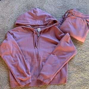 Auden zip up Hoodie and Sweatpants Set